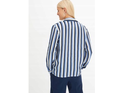 B.P.C bluzka koszulowa w paski satynowa r.46