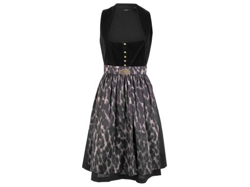 B.P.C. sukienka ludowa z fartuchem bawełniana r.56