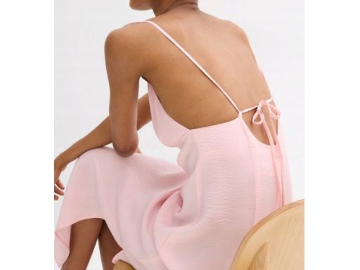 B.P.C różowa sukienka na cienkie ramiączka ^42