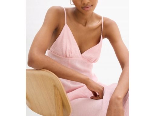 B.P.C różowa sukienka na cienkie ramiączka ^42