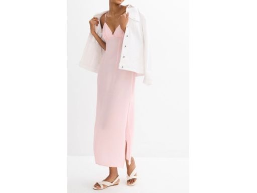 B.P.C różowa sukienka na cienkie ramiączka ^42