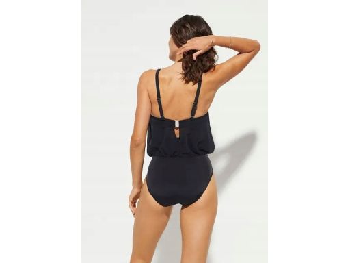 B.P.C kostium kąpielowy czarny na fiszbinach z warstwą oversize ^50(10