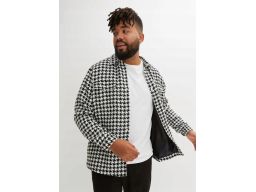 B.P.C męska kurtka koszulowa w pepitkę r.46