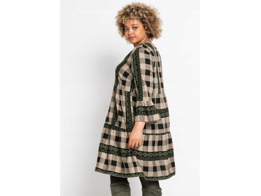 B.P.C sukienka koszulowa w kratę ^42