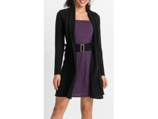 B.P.C sukienka dzianinowa z paskiem w optyce 2w1 ^40/42