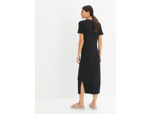 B.P.C sukienka z wiskozy długa z marszczeniem r.44/46