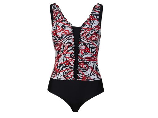 B.P.C kostium jednoczęściowy we wzór z efektem 2w1 r.40