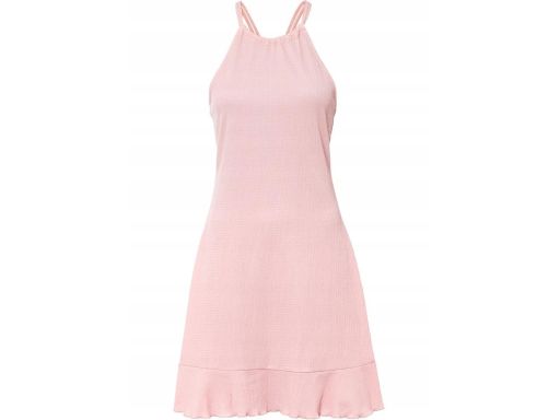 B.P.C sukienka różowa z krepy letnia ^44/46