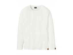 B.P.C bluzka męska długi rękaw strukturalna śmietankowa 3XL.