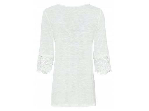 B.P.C bluzka biała z koronką ^32/34