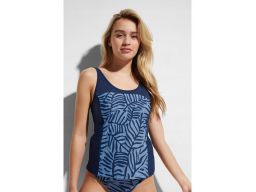 B.P.C granatowe tankini z nadrukiem ^42
