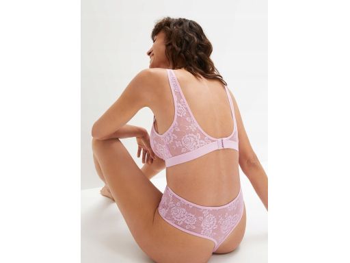 B.P.C Biustonosz bralette różowy koronkowy ^36