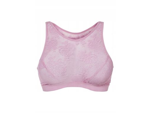 B.P.C Biustonosz bralette różowy koronkowy ^36