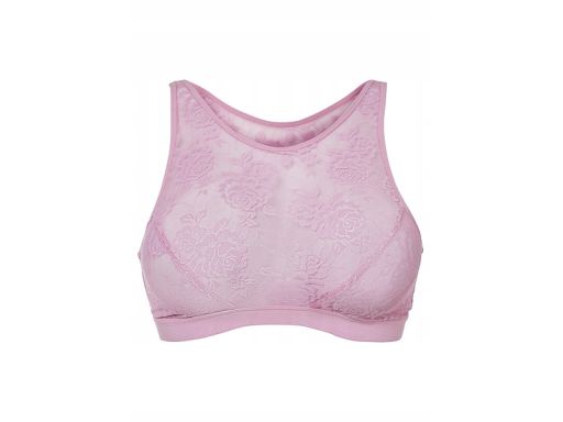 B.P.C Biustonosz bralette różowy koronkowy ^36
