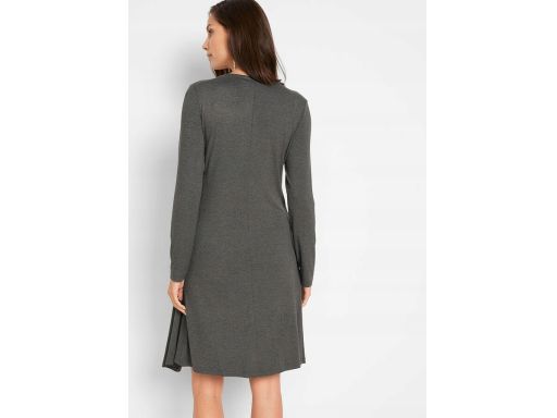 B.P.C sukienka z wiskozy cekinowa z narzutką szarą 2w1 40/42.