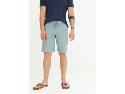 B.P.C bermudy chino męskie bawełniane szare ^58