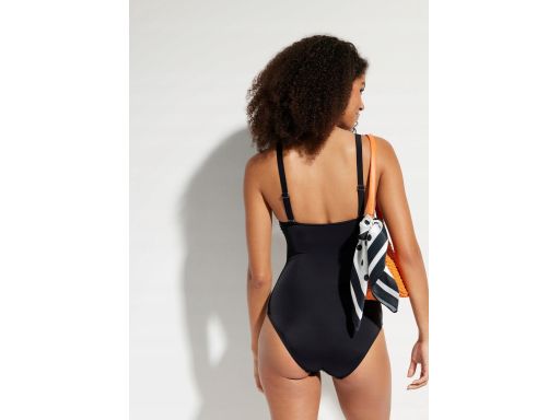 B.P.C klasyczny kostium kąpielowy czarny 54.