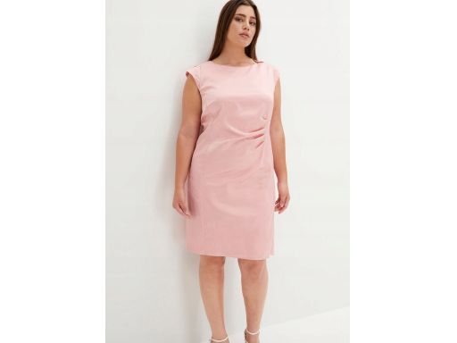B.P.C sukienka satynowa różowa 46.