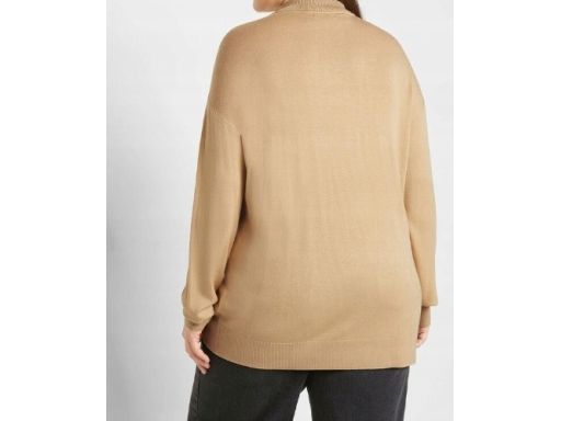 B.P.C bluzka dzianinowa ze stójką beżowa r.44/46