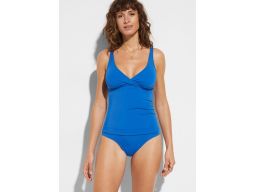 B.P.C kostium jednoczęściowy niebieski efekt tankini 38.