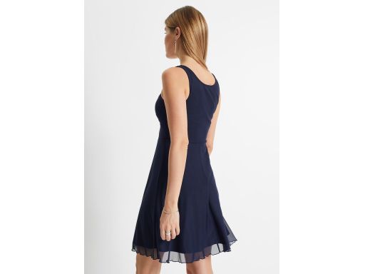 B.P.C sukienka granatowa z siateczki 42.