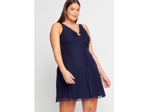 B.P.C sukienka granatowa z siateczki 42.