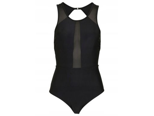 B.P.C Kostium kąpielowy modelujący czarny z siateczką ^42