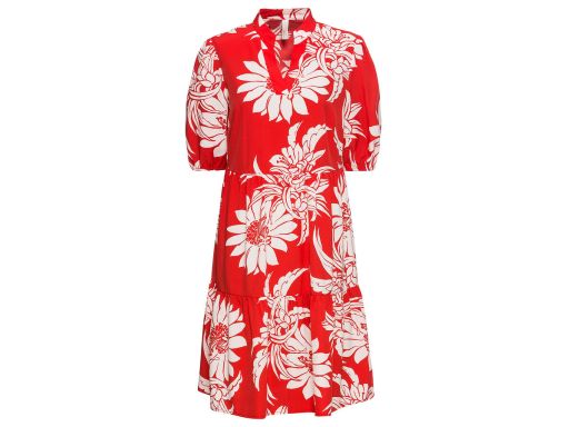 B.P.C sukienka czerwona w kwiatki r.36