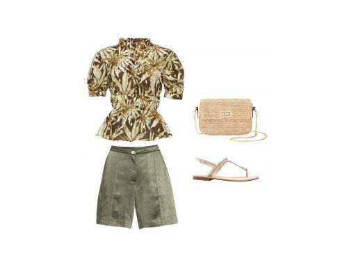 B.P.C spodenki satynowe khaki r.34