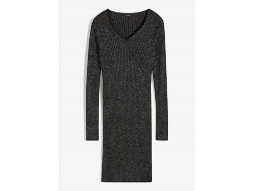 B.P.C sukienka dzianinowa ze złotą nitką ^36/38