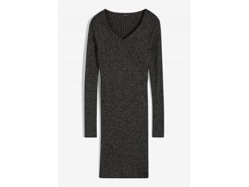 B.P.C sukienka dzianinowa ze złotą nitką ^36/38