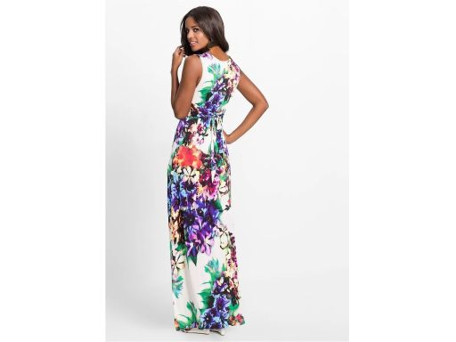 B.P.C długa sukienka letnia we wzory 36/38.