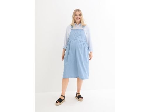 B.P.C sukienka ciążowa ogrodniczka jeansowa 42.