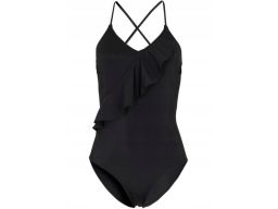 B.P.C Kostium jednoczęściowy czarny falbana r.42