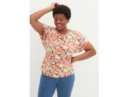 B.P.C bluzka we wzory z wiązaniem z wiskozy ^36/38