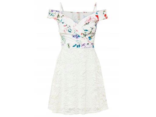 B.P.C sukienka odkryte ramiona koronka 40/42.