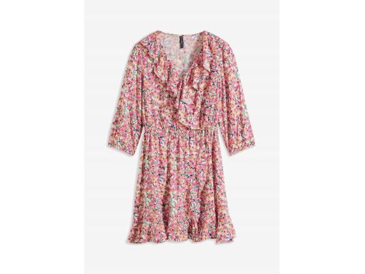 B.P.C kopertowa sukienka w kwiaty r.44