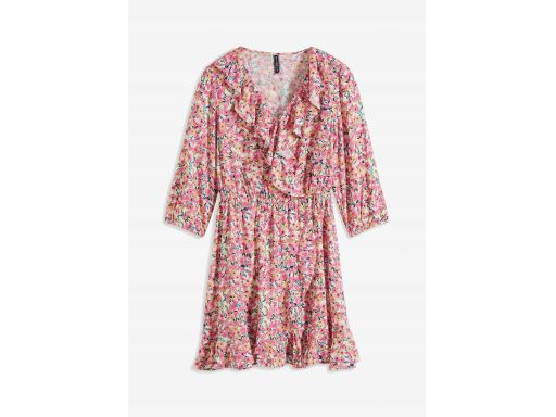 B.P.C kopertowa sukienka w kwiaty r.44