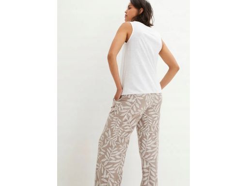 B.P.C biały top bawełniany z dekoracyjnymi guzikami 40/42.