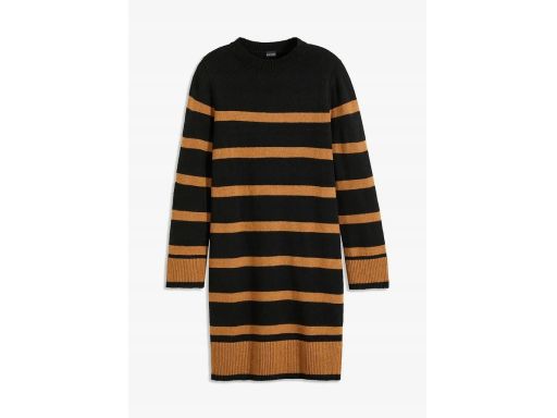 B.P.C dzianinowa sukienka ołówkowa w paski ^36/38
