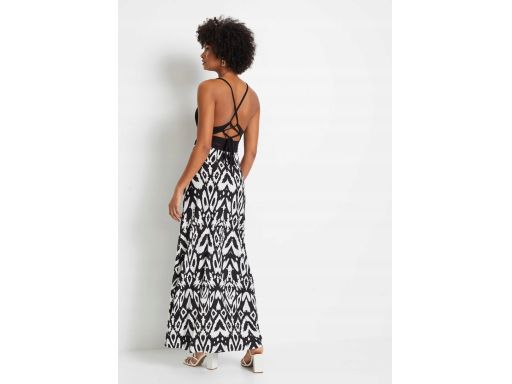 B.P.C sukienka maxi letnia odkryte plecy r.36/38