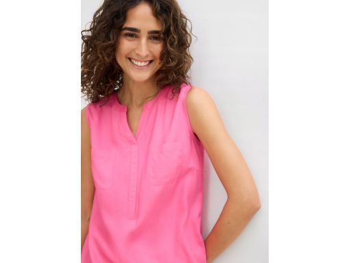 B.P.C bluzka bez rękawów top różowy z wiskozy ^38