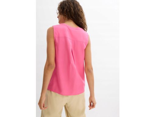 B.P.C bluzka bez rękawów top różowy z wiskozy ^38