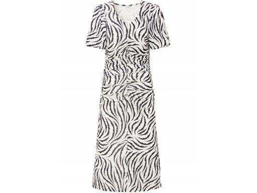 B.P.C sukienka siateczkowa midi wzory r.40/42