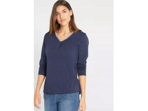 B.P.C bluzka granatowa paski r.40/42