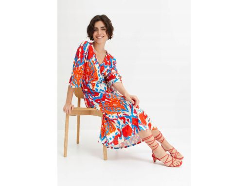 B.P.C sukienka midi kolorowa letnia ^40/42