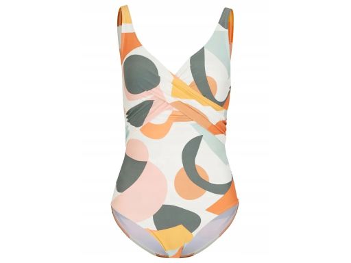 B.P.C kostium kąpielowy we wzory z efektem założenia kopertowego 44.