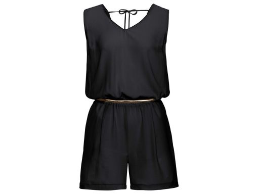 B.P.C kombinezon czarny ze złotym paskiem ^42