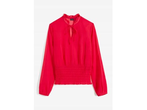 B.P.C malinowa bluzka szyfonowa lekko prześwitująca ^40