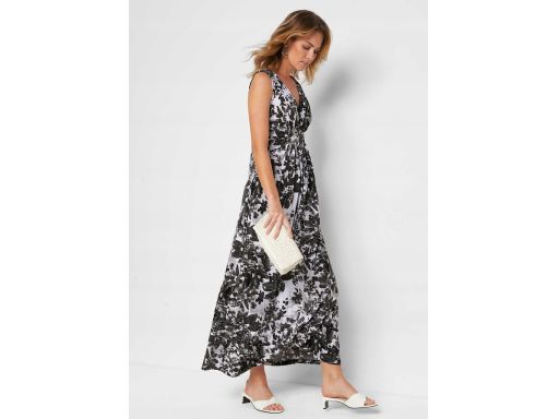 B.P.C sukienka maxi w kwiaty ^36/38